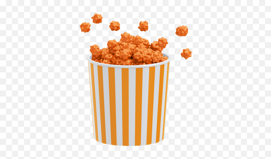 Premium Popcorn 3d Illustration Download In Png Obj Or Emoji,Free Emojis For Discord Popcorn
