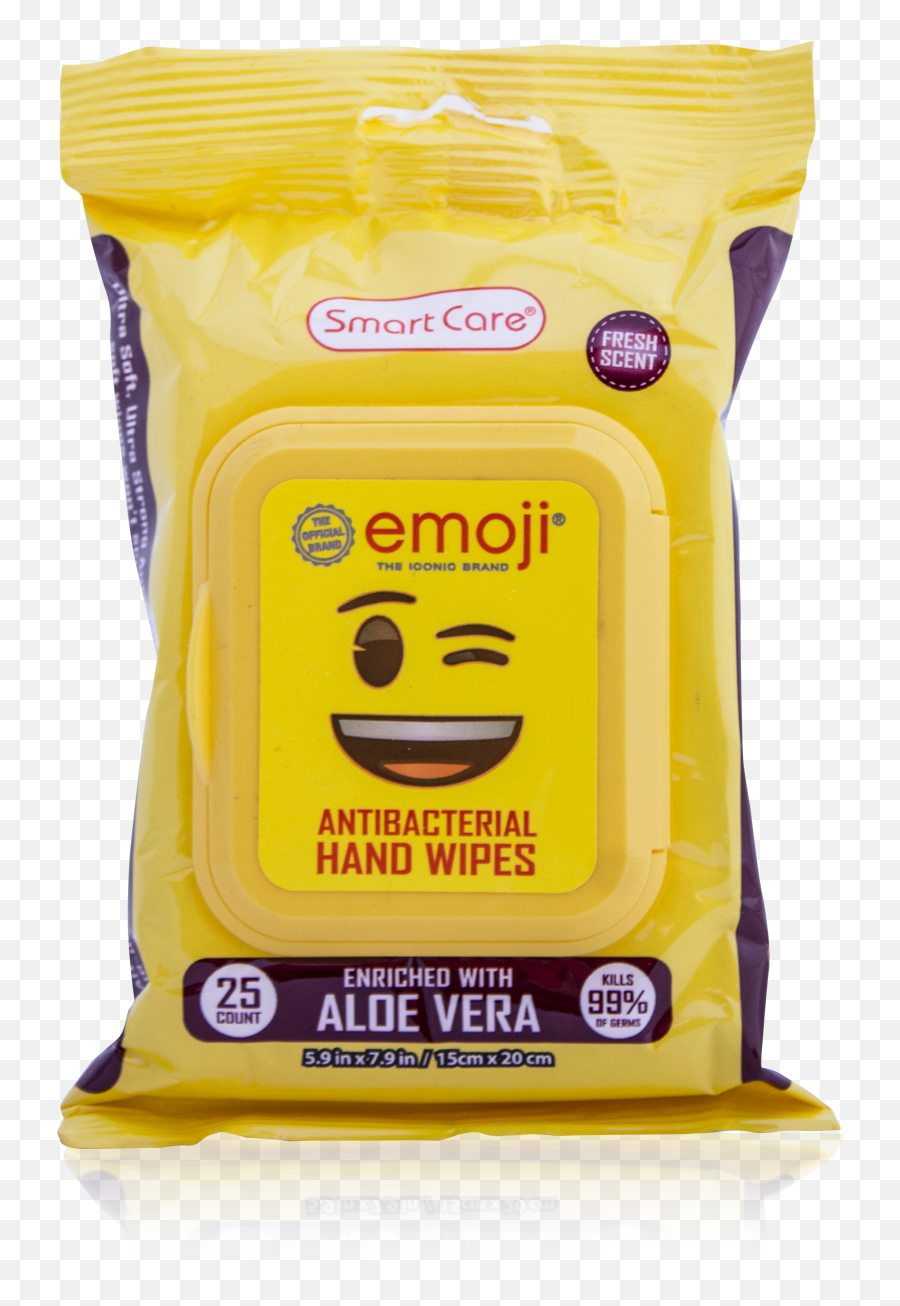 Smart Care Emoji Antibacterial Wipes 25 Count U2013 Brush Buddies - Smart Care Emoji,Rock Emoji