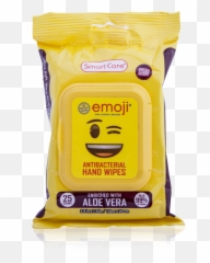 Smart Care Emoji Antibacterial Wipes 25 Count U2013 Brush Buddies - Smart Care Emoji,Rock Emoji