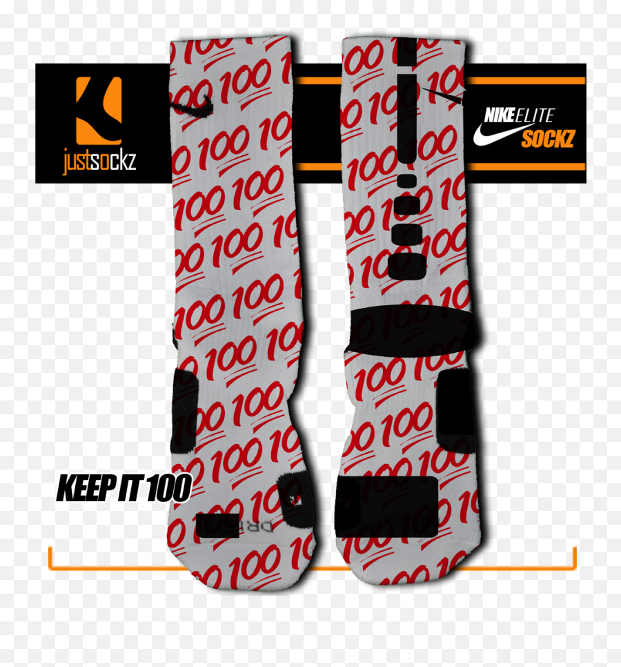 Shoes Socks Tube Socks Emoji Print - Sea Hawk Football,100 Emoji Shoes