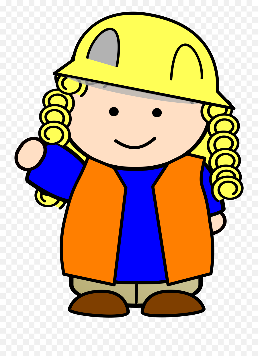 Construction Worker Heavy Machinery - Construction Clip Art Girl Emoji,Construction Equipment Emoji