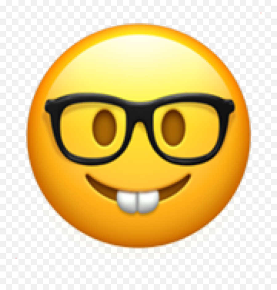 Nerd Lol Emoji Sticker By Your Local Bnha Weeb - Nerd Emoji,Nerd Emoji Png