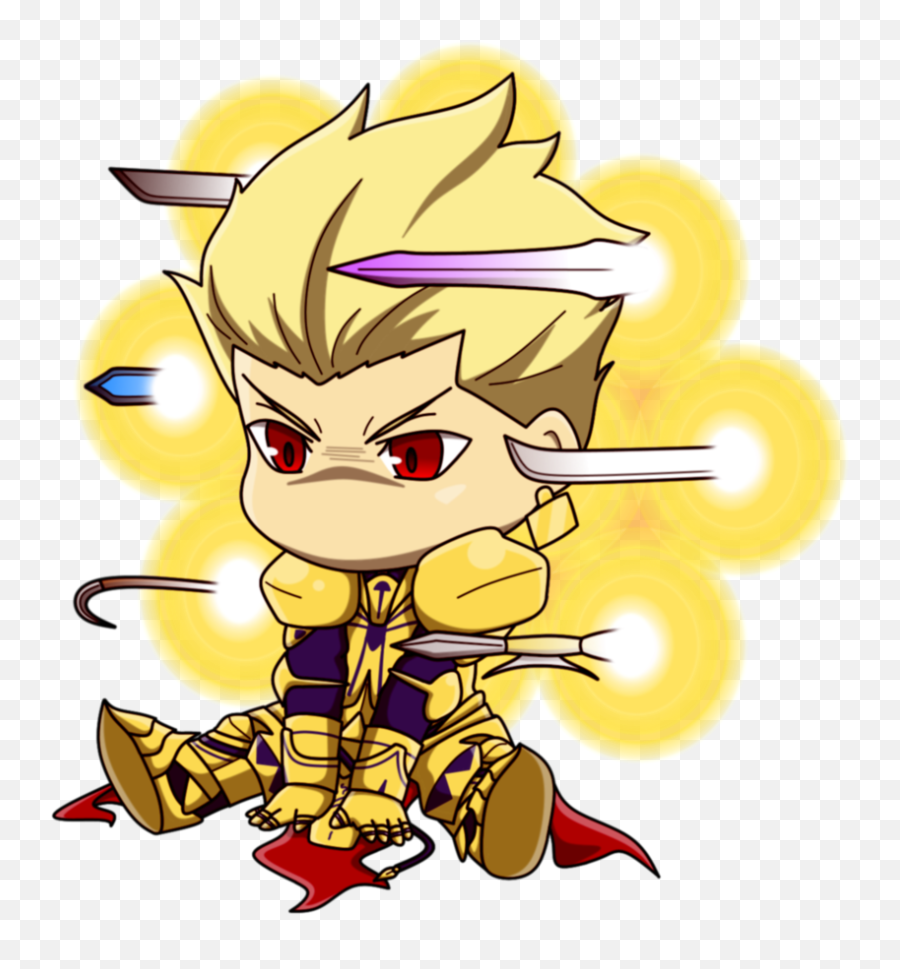 Fate Zero Png Hd U0026 Free Fate Zero Hdpng Transparent Images - Gilgamesh Chibi Png Emoji,Fate Emoji