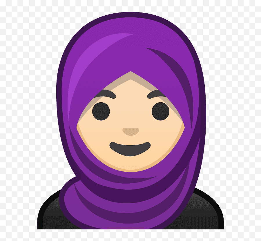 Woman With Headscarf Emoji With Light Skin Tone Meaning - Frau Mit Kopftuch Clipart,Light Skin Emoji