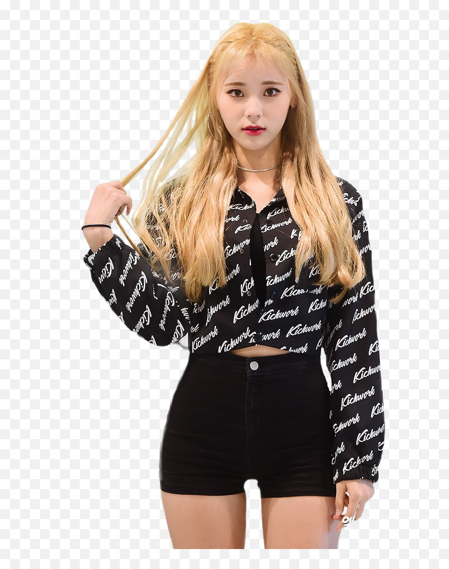 Loona Jinsoul Sticker By U2092 Emoji,Kids Emoji Crop Top