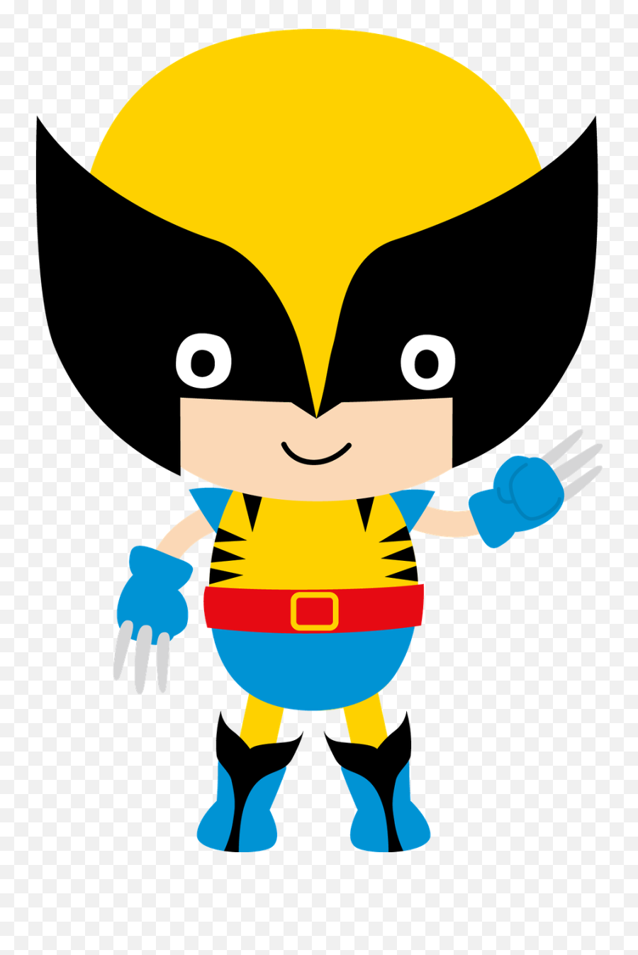 Super Heróis - Minus Emoji Coloring Pages Deadpool Baby Wolverine Clipart,Dr Who Emoji Robots