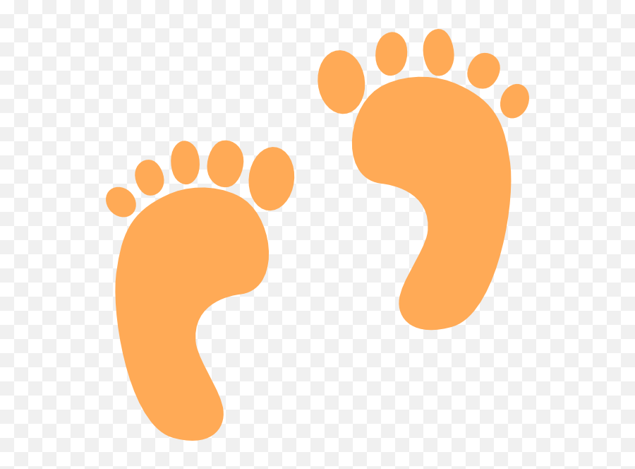 Infant Clipart Footprint Infant - Foot Steps Clipart Png Emoji,Footprint Emoji
