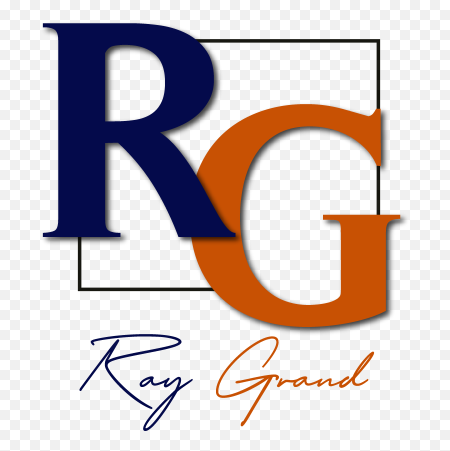 About Ray Grand - Rg Logo In Orange Emoji,Knowledge Willpower Emotion Rays