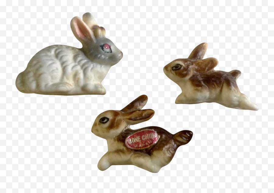 Bone China Miniatures Jackalope Baby - Domestic Rabbit Emoji,Emotions And Miniatures