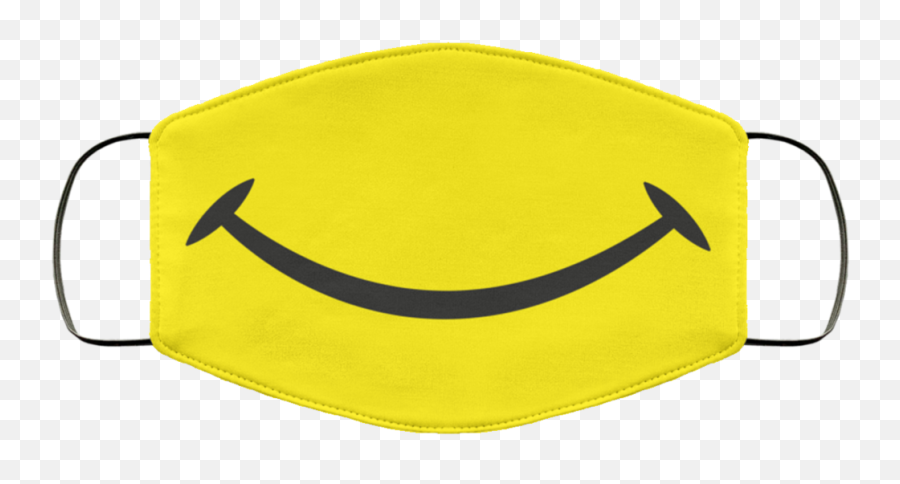 Smile Face Mask Yellow Smile Face Mask Smiling Face Mask - Smiley Face Mask Emoji,Cover Ears Emoticon -emoji