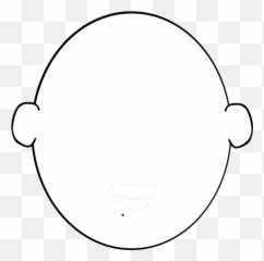 White Smiley Face Png - Blank Smiley Face White Outline Of A Face Template Emoji,Blank Face Emoji