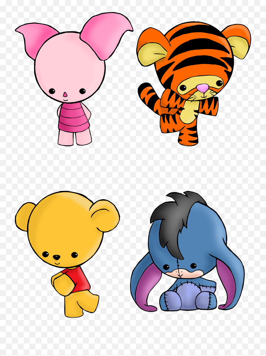Eeyore Winnie The Pooh Kawaii - Novocomtop Eeyore Cute Winnie The Pooh Drawings Emoji,Iphonecoloring Single Face Emojis