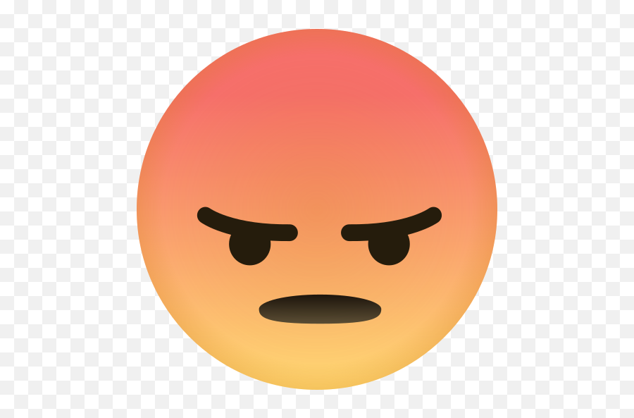 Angry Emo Emoji Emoticon Free Icon - Angry Facebook Reactions Png,Melting Angry Emoji