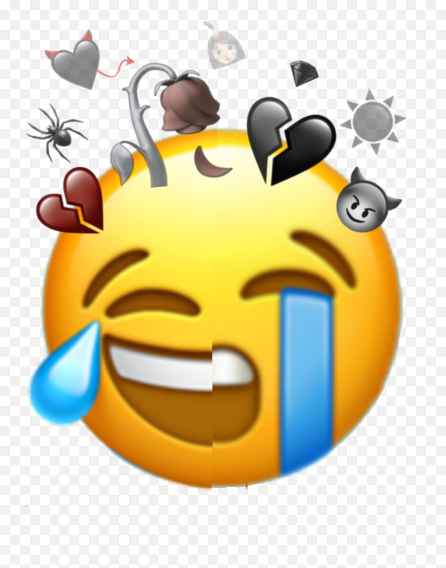 Sadhappyemoji Sadhappy Laughcry Cry - Emojis De Feliz Año Nuevo 2020,Xxxtentacion Emoji