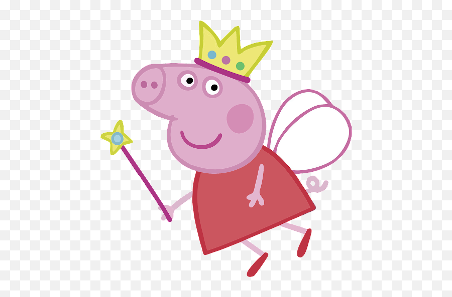 24 Animated Peppa Pig Happy Birthday Gif U2013 Png Funny - Peppa Pig With Magic Wand Emoji,Peppa Pig Emojis