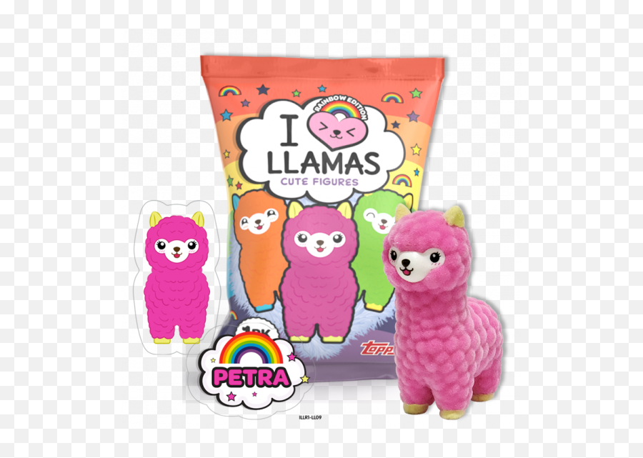 New Rainbow Llamas Figurine - Soft Emoji,Emoticon Llamas