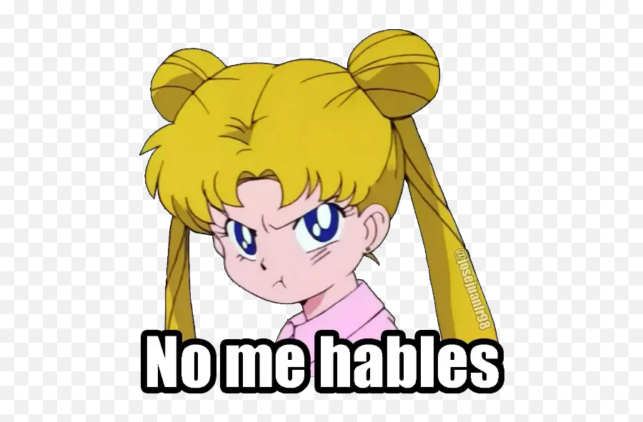 Sailor Moon Memes Whatsapp Stickers - Stickers Cloud Sailor Moon Anime 90 Emoji,Nome Emoticons Whatsapp
