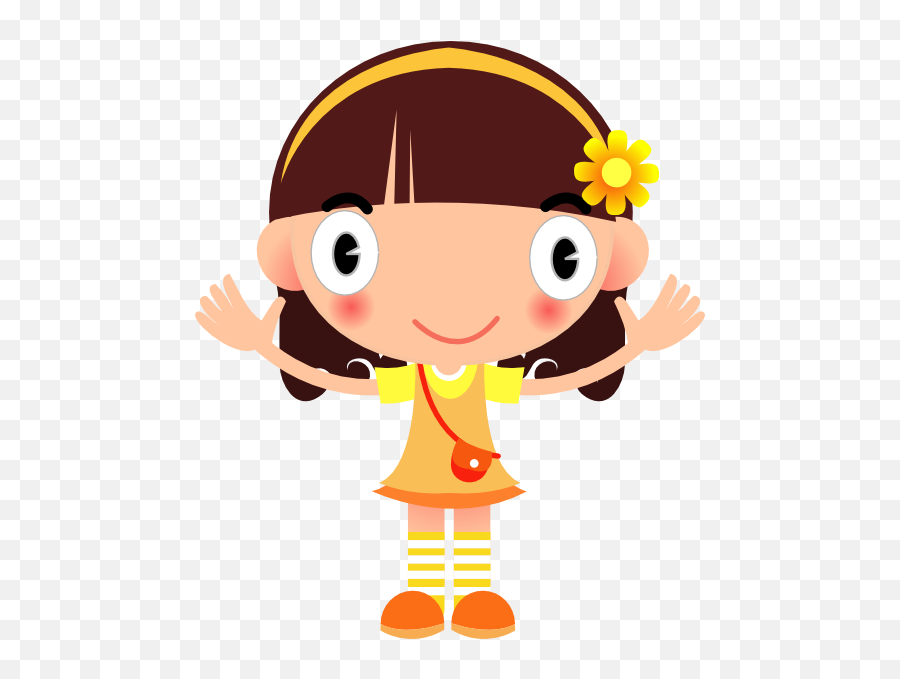 Happy Girl Clip Art At Clker - Cute Raksha Bandhan Gif Emoji,Animated Coal Miner Smiley Emoticon