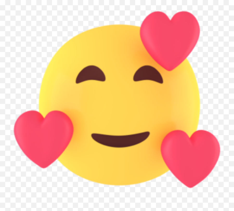 Smiling Face With Hearts - Smiley Face Emoji Gif,Heart Eye Emoji