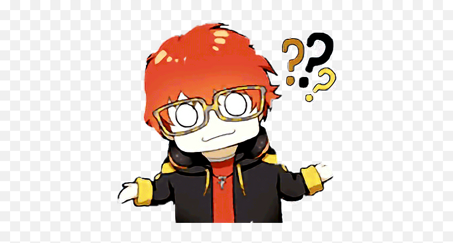 Mysticmessenger 707 Saeyoung Emoji - Sticker Seven Mystic Messenger,Saeyoung Emoticon