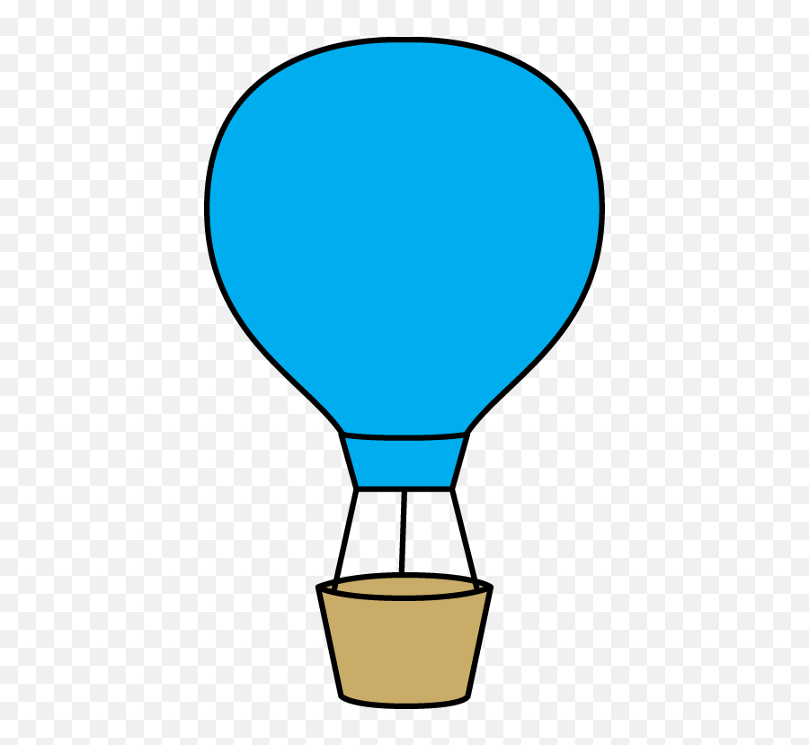 Blue Balloon Cliparts Png Images - Clip Art Blue Hot Air Balloon Emoji,Commercial Hot Air Balloon Emoticon Add To My Pjone