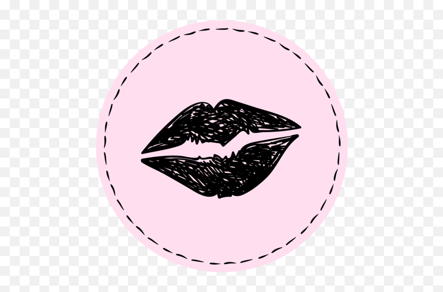 Instagram Stories Love Kiss Makeup Lips Free Icon Of - Stories Iconos Para Instagram Png Emoji,Lips Emoticon Text