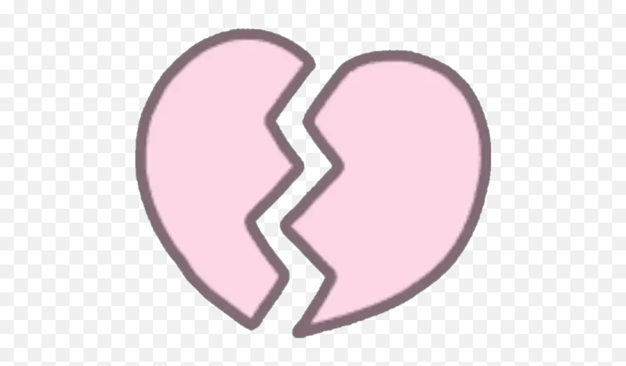 Sticker Maker - Emojis Kawaii Girly,Emojis Pink Heart Broke Face Book