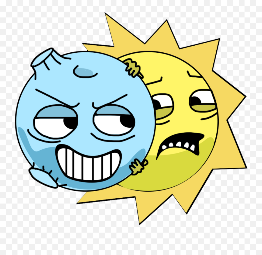 Ftestickers Solareclipse Solar Sun Moon - Happy Emoji,Solar Eclipse Emoji