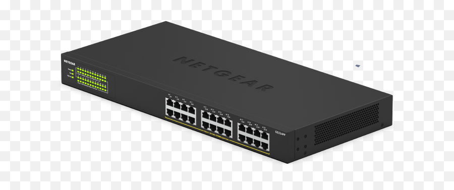 Netgear 24 - Port Gigabit Ethernet Unmanaged Poe Switch With Emoji,Emoji Chain Gbe