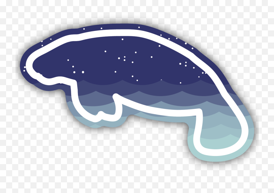 New Products - Stickers Northwest Emoji,Manatee Face Emoticon