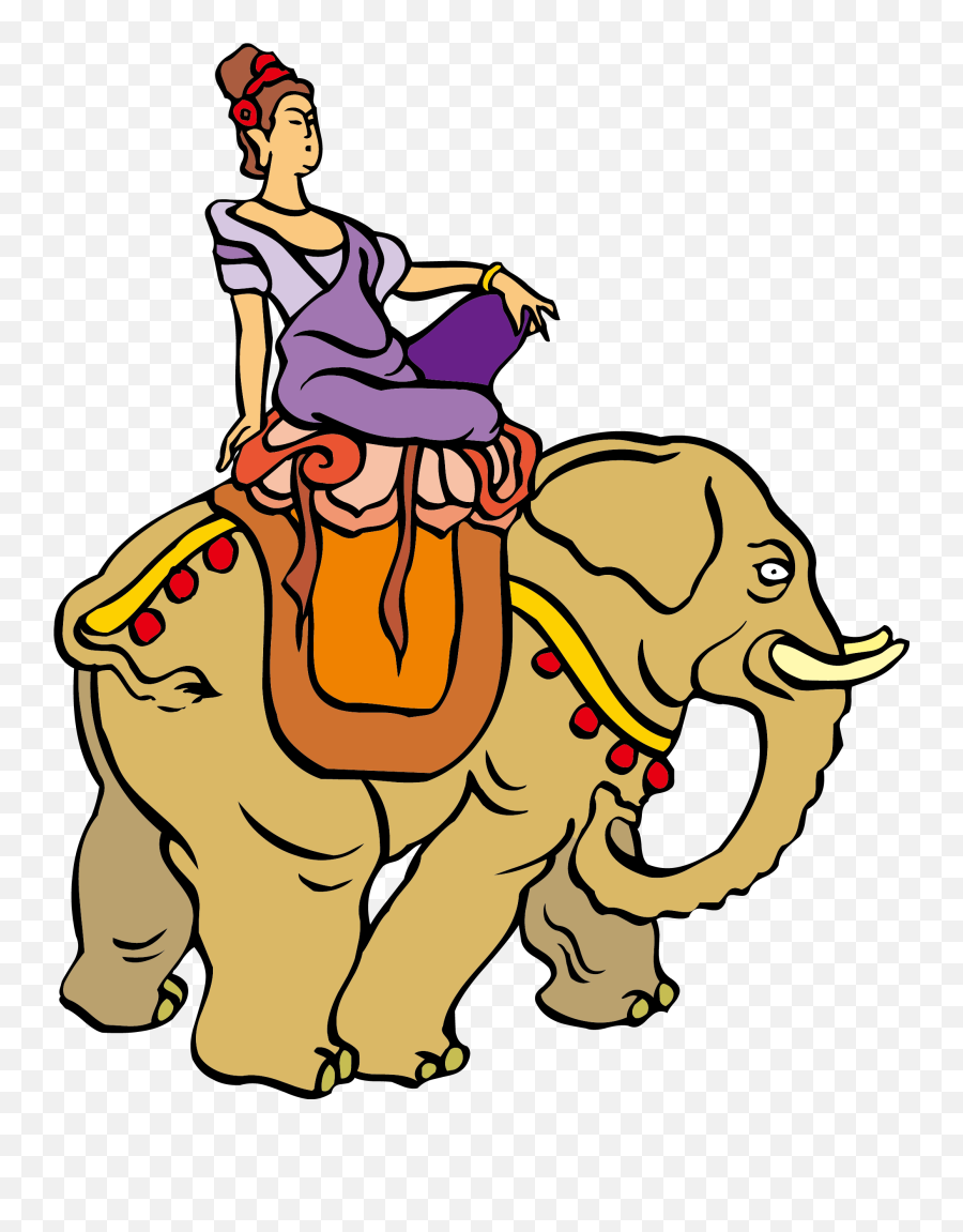 Indian Elephant Ganesha Clip Art - A Figure Sitting On An Emoji,Emotions Of Elephants