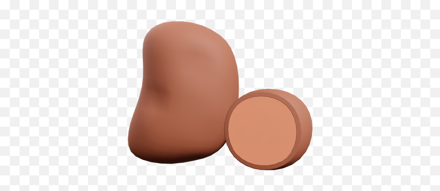 Potato Icon - Download In Isometric Style Emoji,Butter Bean Emoji