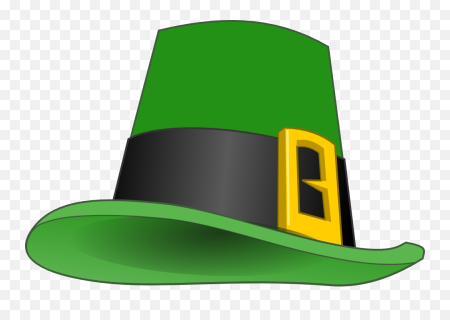 St Patrick Leprechaun Hat Png Clipart Picture - Leprechaun Hat Clip Art Emoji,St Patrick Emoji