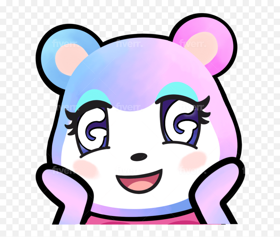 Create Custom Animal Crossing Emotes Or Badges For Your Twitch Channel - Fauna Animal Crossing Emote Teitch Emoji,How To Make Twitch Emoticons