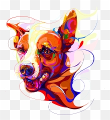 Colourful Illustrations Of Dogs Emotions U2013 Dezinespy - Automotive Decal Emoji,Dogs Human Emotions