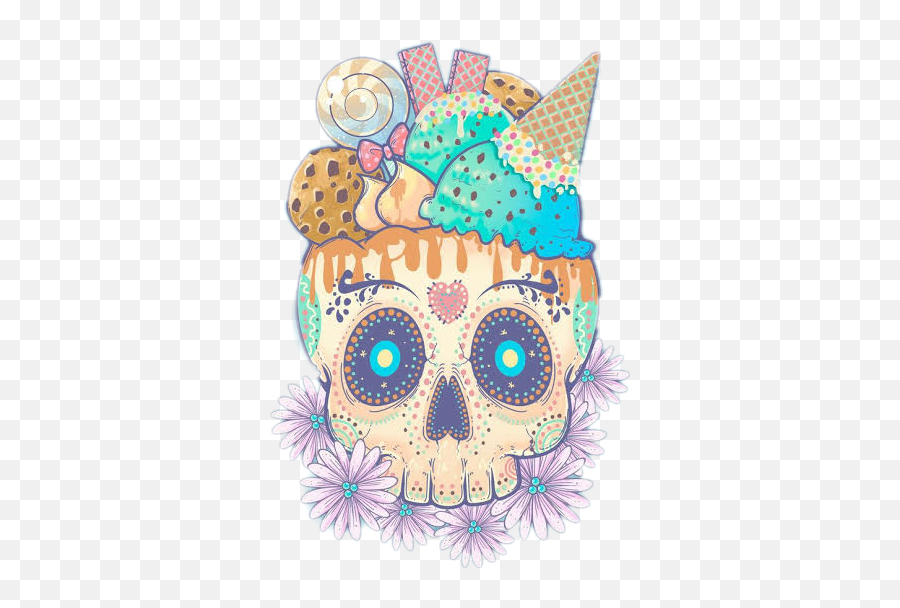 Skelton Sticker - Calaveras Dia De Muertos Kawaii Emoji,Skelton Emoji
