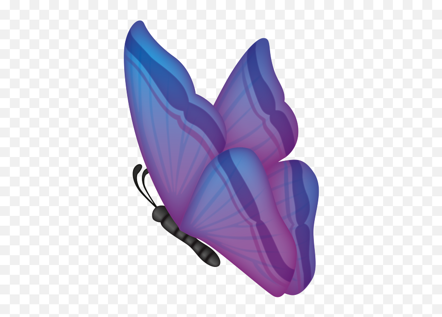 Purple Butterfly Emoji Wallpaper - Purple Butterfly Icons,Butterfly Emoji Png