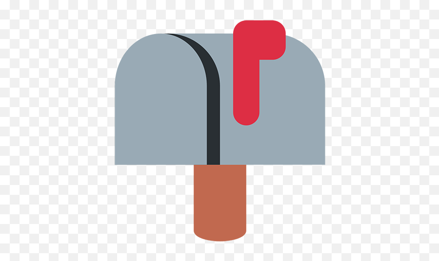 Closed Mailbox With Raised Flag Id 710 Emojicouk - Letter Emoji,Raised Eye Emoji