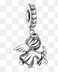 Silver Cupidu0027s Arrow Dangle Charm - Solid Emoji,Cupid Arrow Emoji
