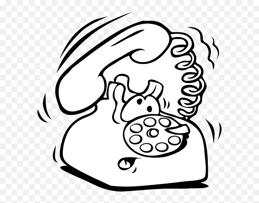 Free Image On Pixabay - Phone Comic Ringing Cartoon Telephone Ringing Black And White Emoji,Cool Emotion Worksheets And Ournal Pages