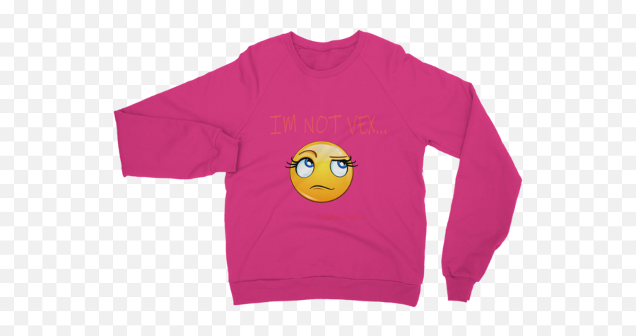 Im Not Vex Classic Adult Sweatshirt U2013 Trueallurediverse - Morgan Wallen Sweatshirt Emoji,Skull Kid Emoticon