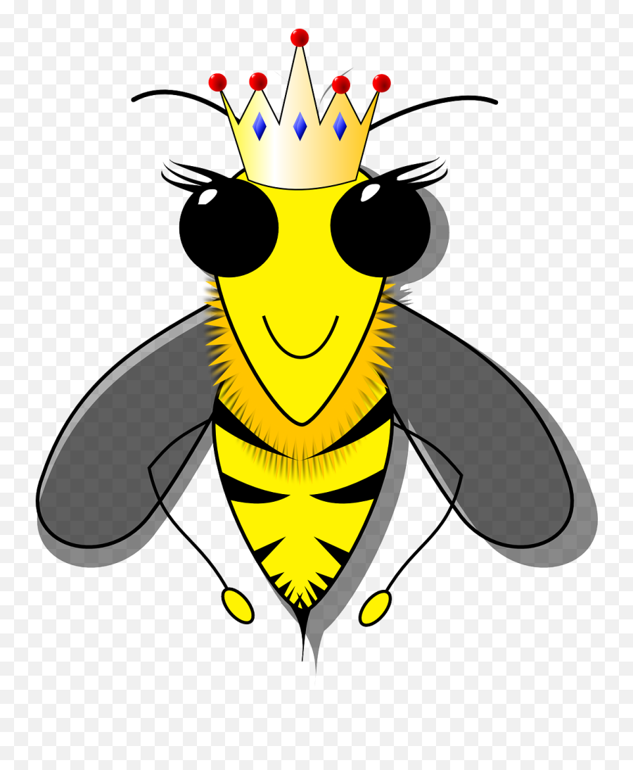 Bee Jokes - Bee Queen Png Emoji,Image Of Worker Bee Emoticon