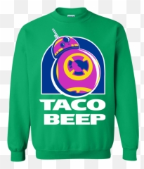Taco Beep Crewneck Sweatshirt - Unspeakable Merch Emoji,Beep Beep Emoticons