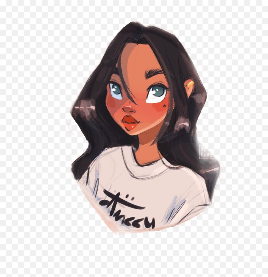 Girl Teen Sticker - Sara Faber Jovenes Emoji,Black Teen Girl Emoji