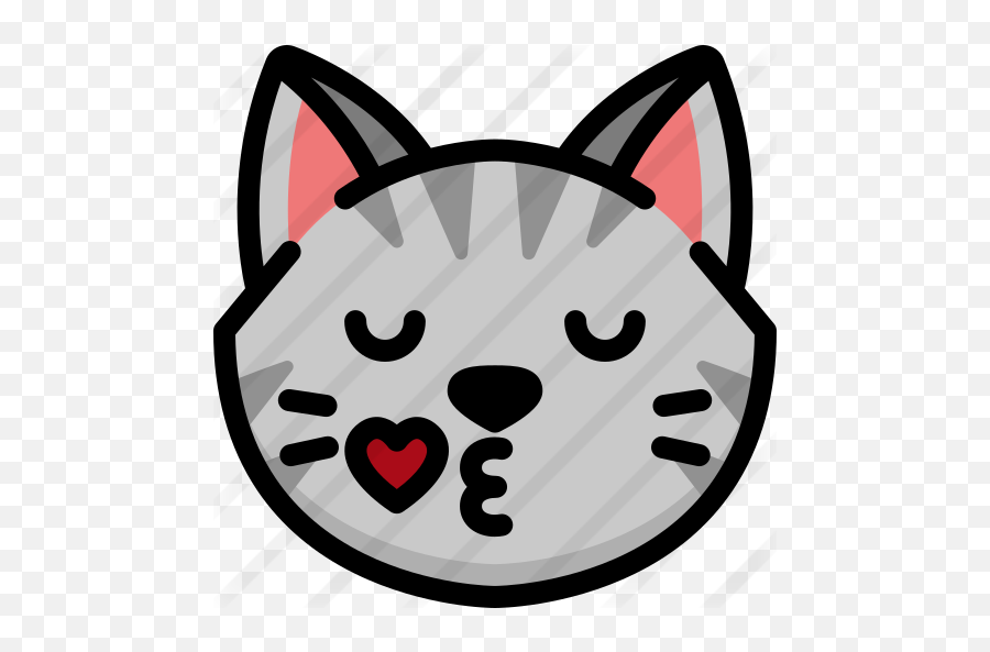 Kiss - Emotional Expression Emoji,Cat Kiss Emoji