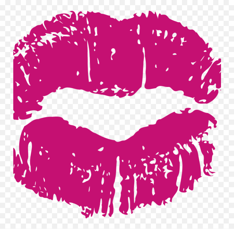 Pink Kiss Transparent Clip Art Image Transparent Png - Free Portable Network Graphics Emoji,Frida Khalo Emoji