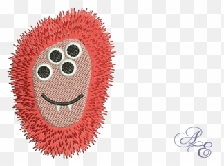 Art Of Embroidery - Monster 5 Large Machine Embroidery Designs Happy Emoji,Emoticon Machine Embroiderydesigns