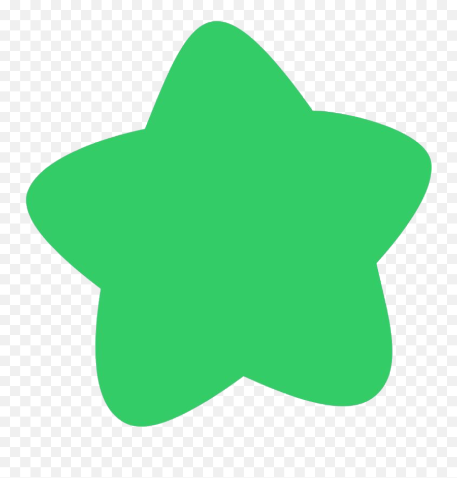 Tinymojis Cute Small Green Star Sticker By Goopie - Calcomanias Para Pared Niños Emoji,Star Emoji Transparent Small