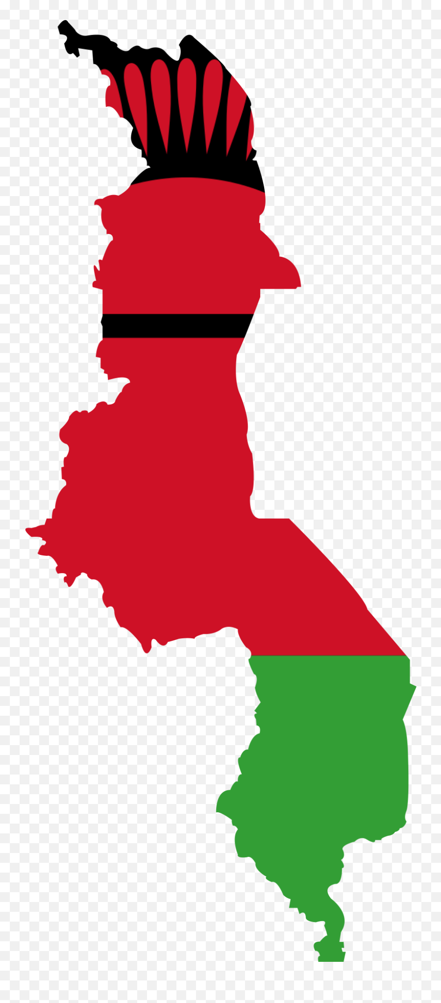 Malawi Flag Map Clipart - Malawi Flag Map Emoji,Hungarian Flag Emoji