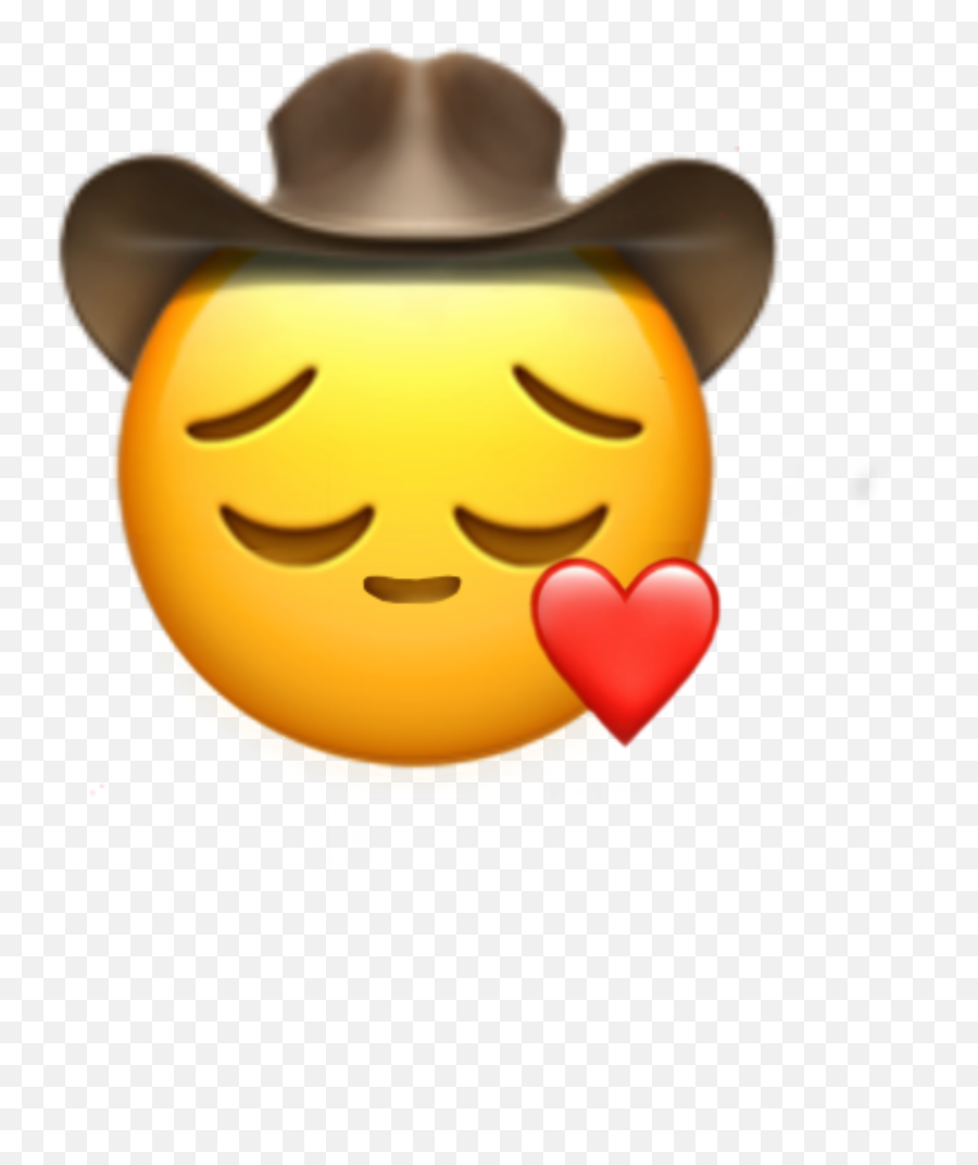 Emoji Cowboy Cowbowemoji Sticker - Get Sad Cowboy Emoji,Cowboy Emoji In Love